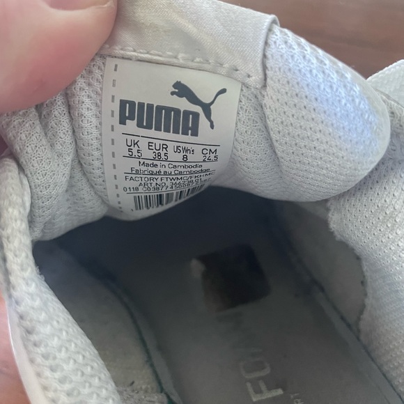 Puma Women's White Sneakers - Picture 5 of 5